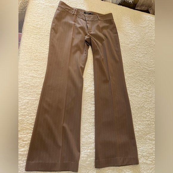 InWear Pants Cafe Latte Brown with Pinstripes, Size EU 40 - Picture 1 of 14